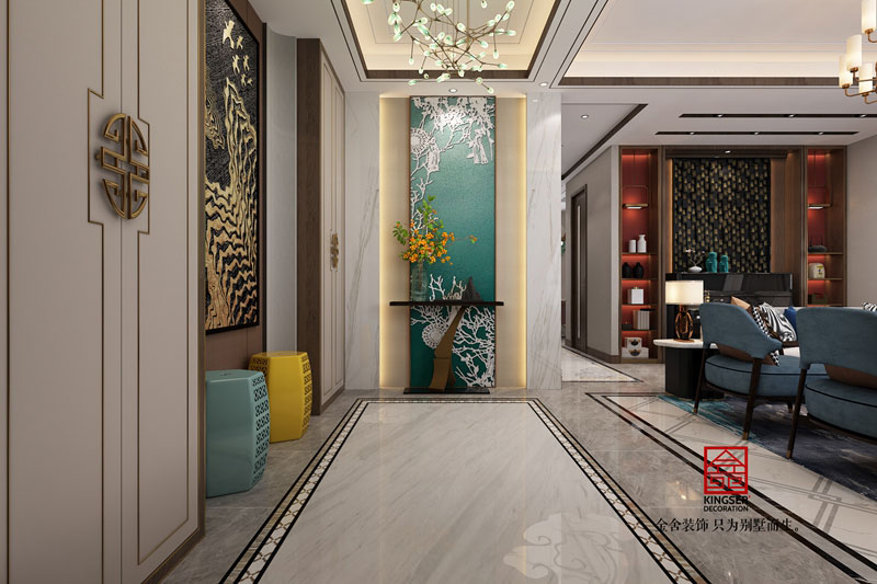 金舍裝飾大者300平別墅新中式風(fēng)格設(shè)計(jì)作品