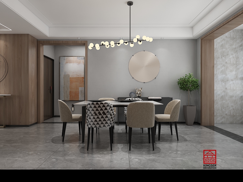 榮盛華府178現(xiàn)代風格效果圖