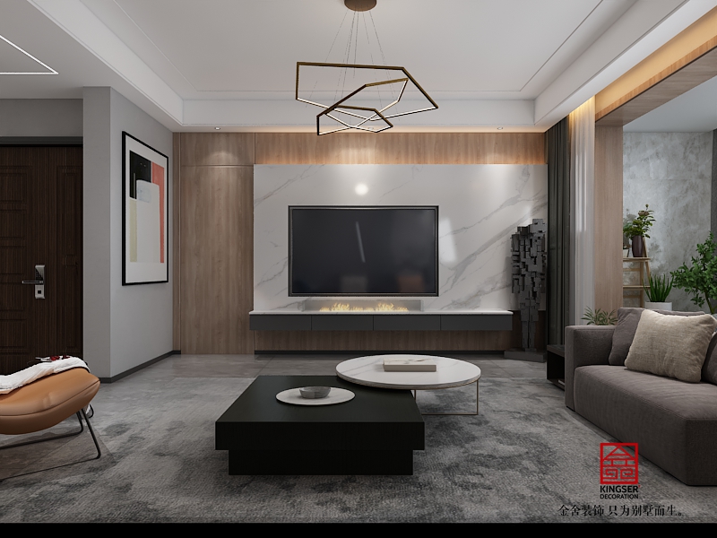 榮盛華府178現(xiàn)代風格效果圖