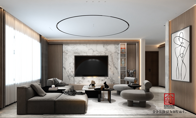 榮盛華府200現(xiàn)代風(fēng)格效果圖