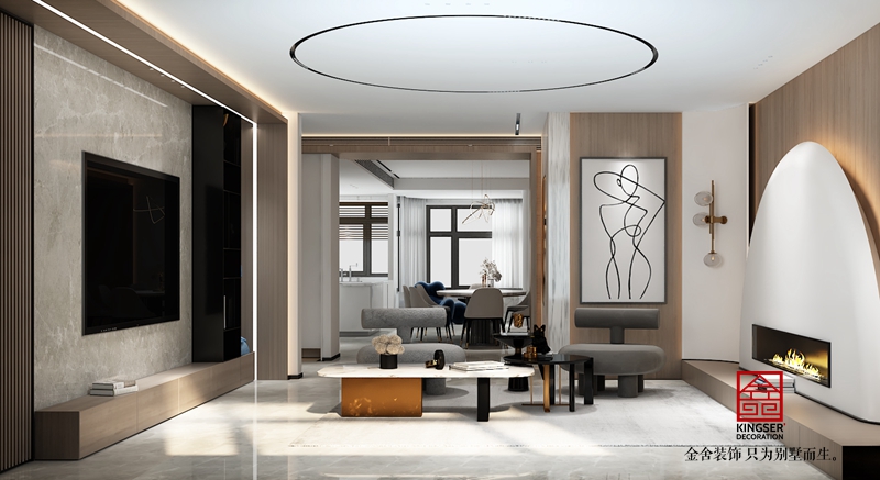 榮盛華府200現(xiàn)代風(fēng)格效果圖