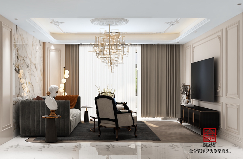 榮盛華府200現(xiàn)代輕奢風(fēng)格效果圖