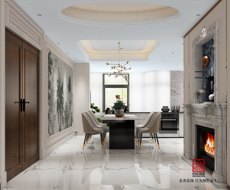 榮盛華府200現(xiàn)代輕奢風(fēng)格效果圖