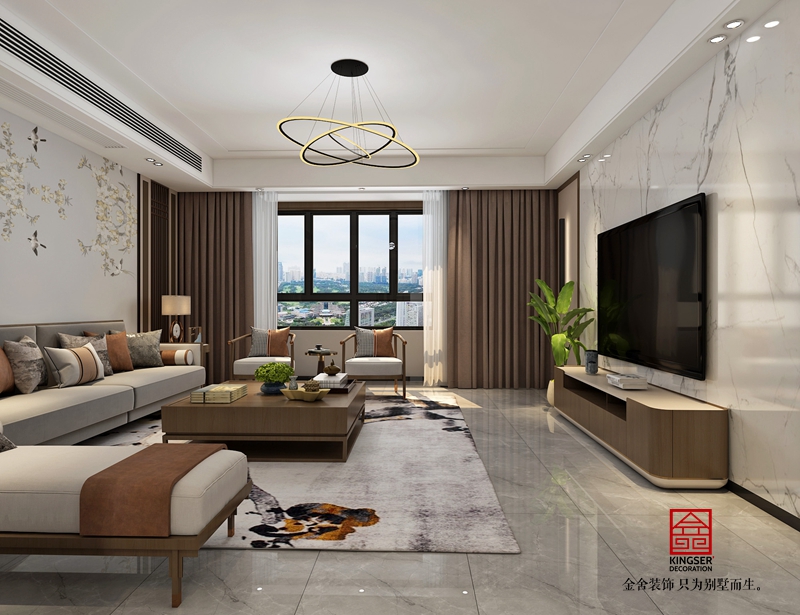 榮盛華府168中式風格效果圖