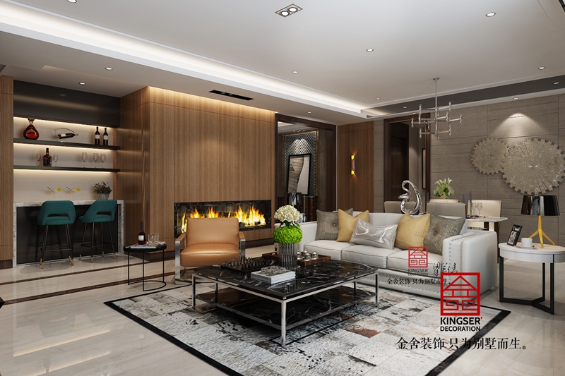 國賓壹號160平米現(xiàn)代風格設計效果圖