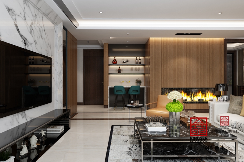 國賓壹號160平米現(xiàn)代風格設計效果圖