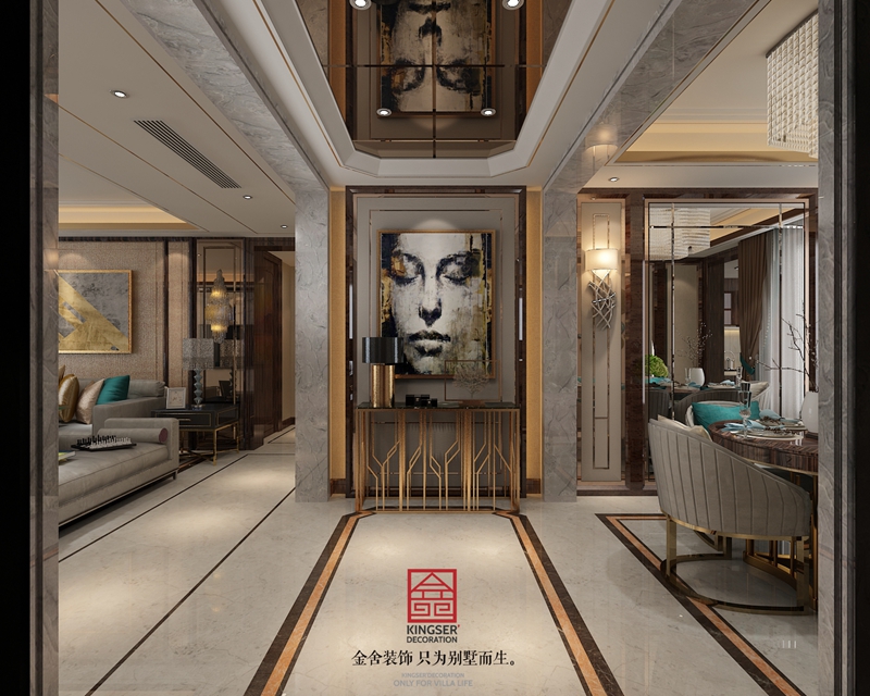 天山九峰290平港式風(fēng)格設(shè)計(jì)效果圖