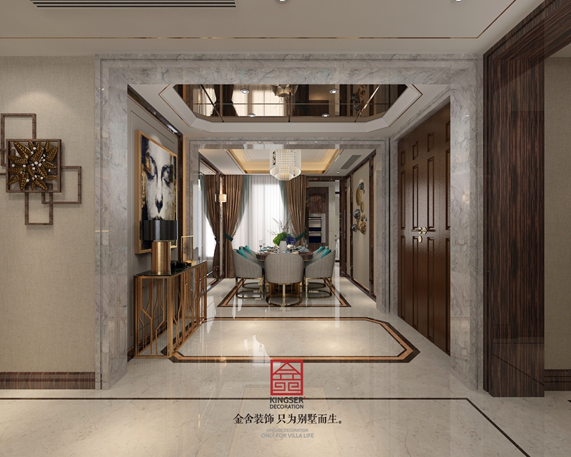 天山九峰290平港式風(fēng)格設(shè)計(jì)效果圖