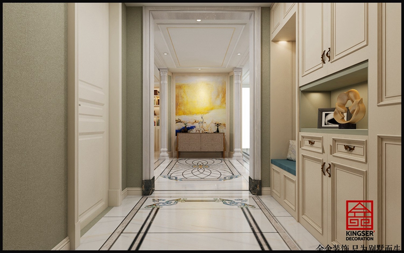 榮盛華府237美式風格效果圖