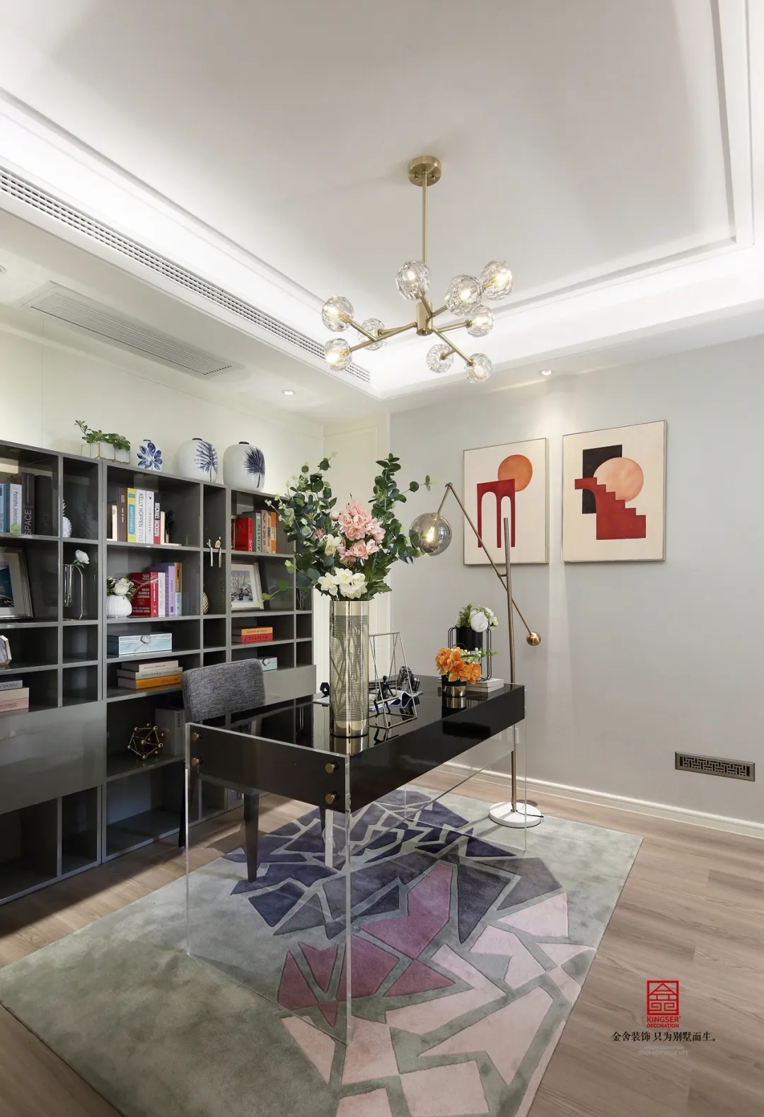 金舍裝飾現(xiàn)代輕奢實(shí)景作品
