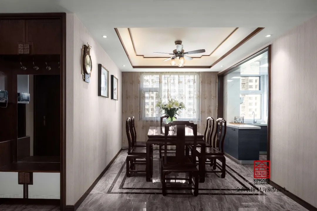 金舍裝飾新中式實(shí)景作品