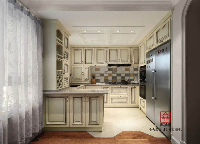 榮盛華府185㎡美式風(fēng)格裝修實景圖案例