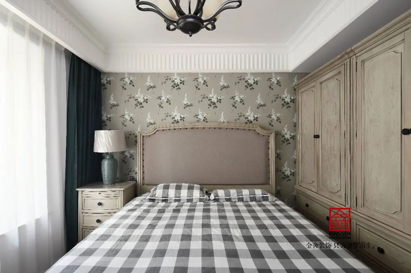 榮盛華府185㎡美式風(fēng)格裝修實景圖案例