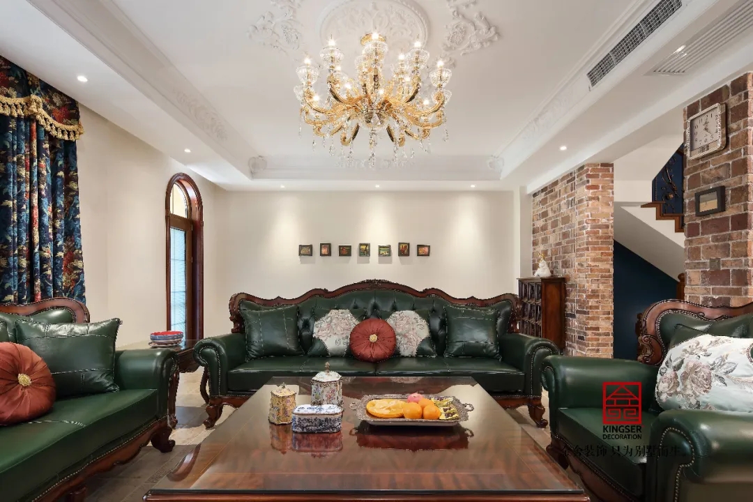 金舍裝飾上山間400平美式風(fēng)格實景作品