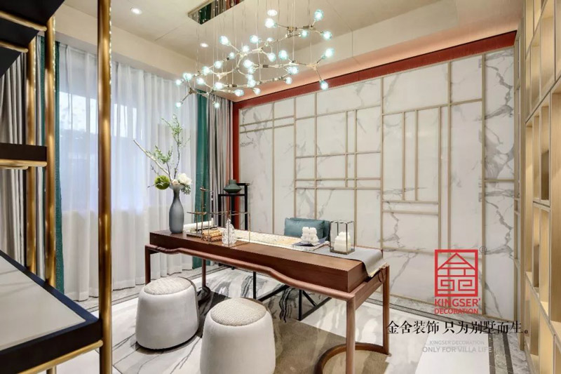 唐宮原著樣板間400平米中式風(fēng)格裝修實景圖