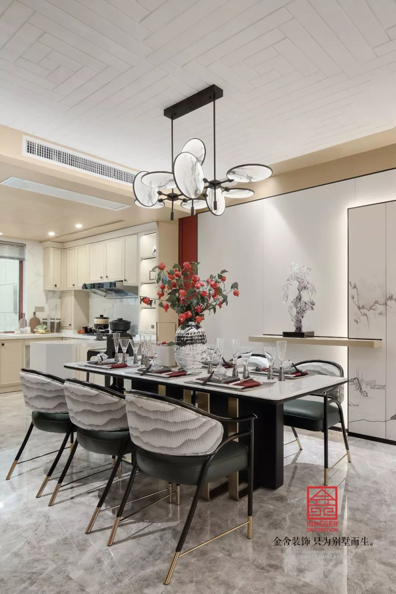 唐宮原著樣板間400平米中式風(fēng)格裝修實景圖