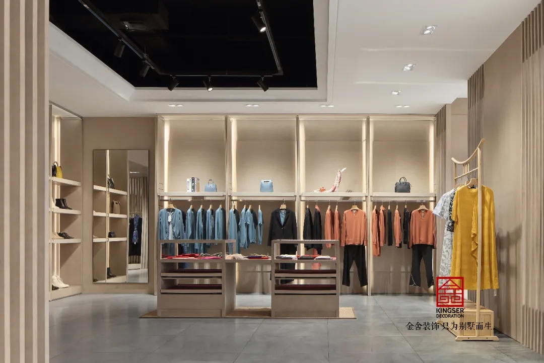 金舍裝飾服裝店工裝500平北歐風(fēng)格實景案例
