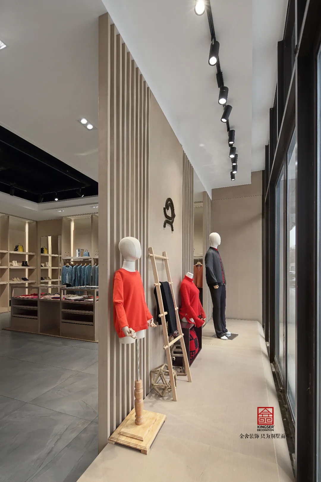 金舍裝飾服裝店工裝500平北歐風(fēng)格實景案例