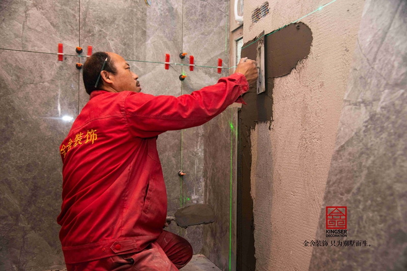 金舍裝飾東南智匯城191平瓦工施工工地