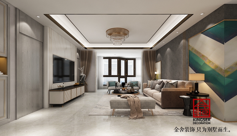 榮盛華府190現(xiàn)代輕奢效果圖