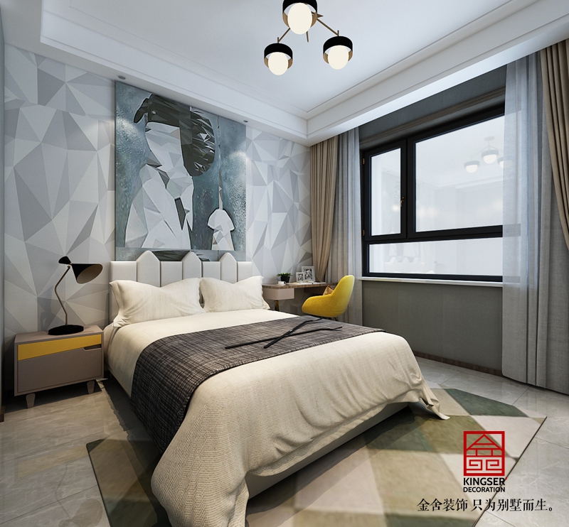 榮盛華府190現(xiàn)代輕奢效果圖