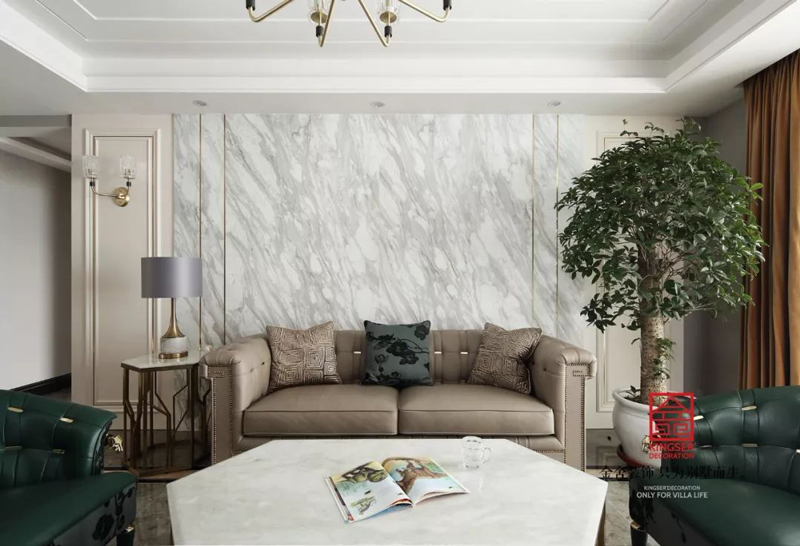 德賢公館160㎡輕奢風(fēng)格家裝設(shè)計(jì)實(shí)景圖