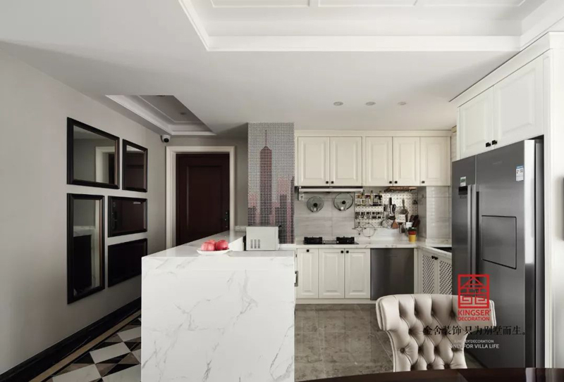 德賢公館160㎡輕奢風(fēng)格家裝設(shè)計(jì)實(shí)景圖