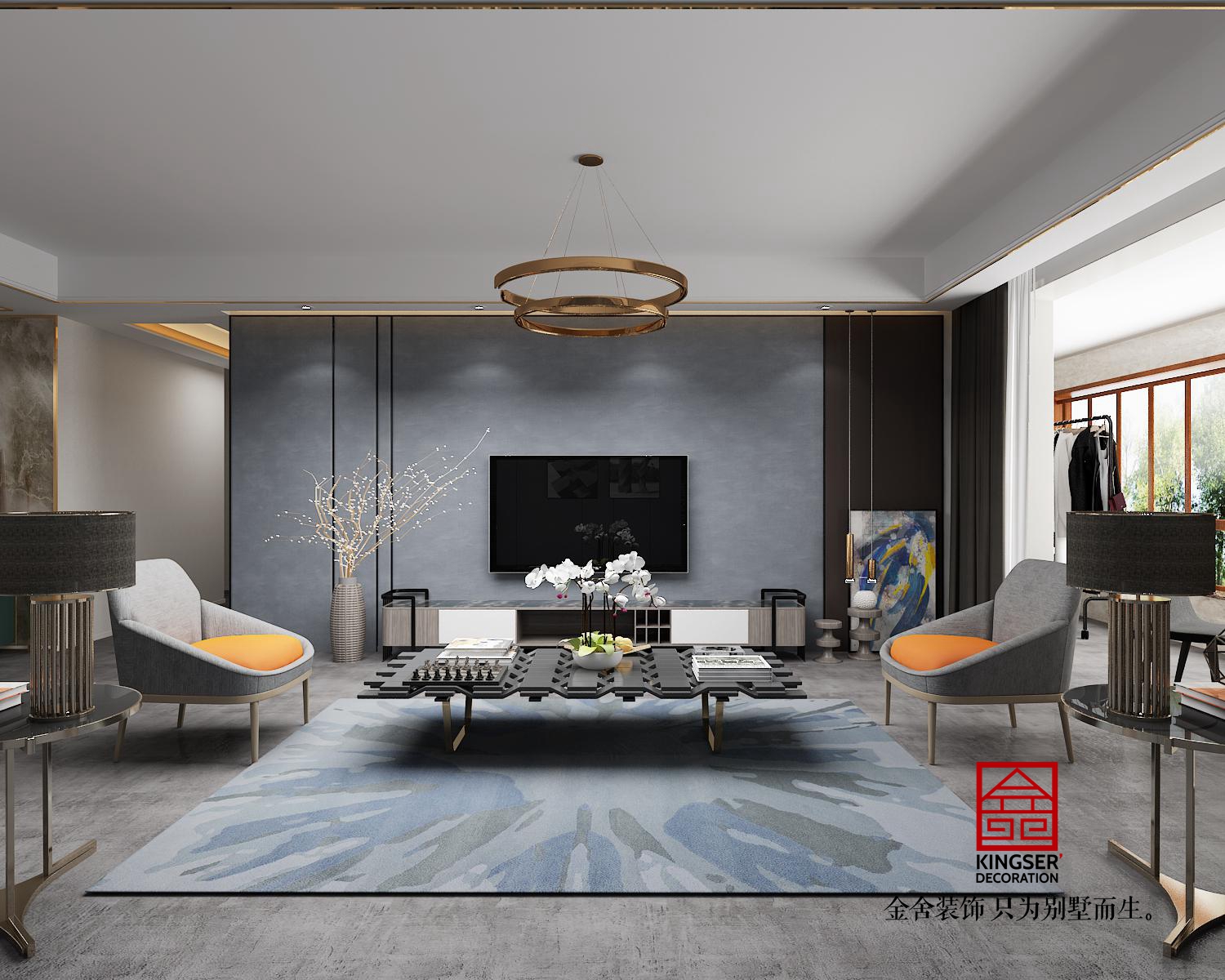 融創(chuàng)中心217平現(xiàn)代簡約風(fēng)格案例