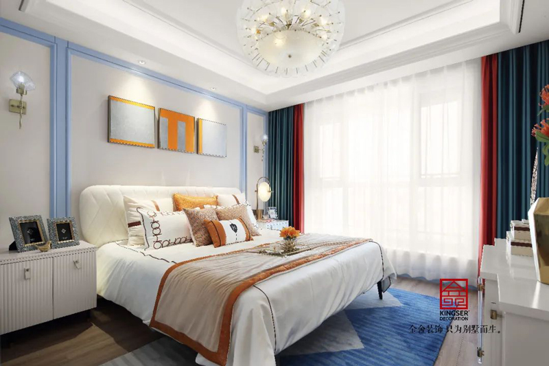 天海容天下樣板間137㎡美式風(fēng)格實(shí)景圖