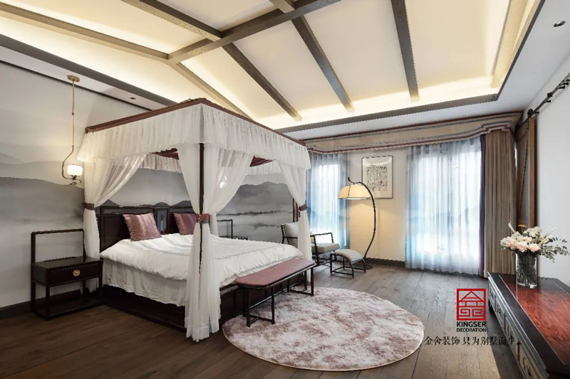 山水清音500㎡新中式風(fēng)格別墅裝修實(shí)景圖