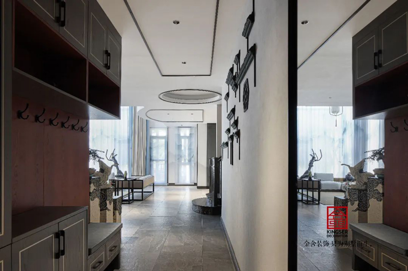 山水清音500㎡新中式風(fēng)格別墅裝修實(shí)景圖