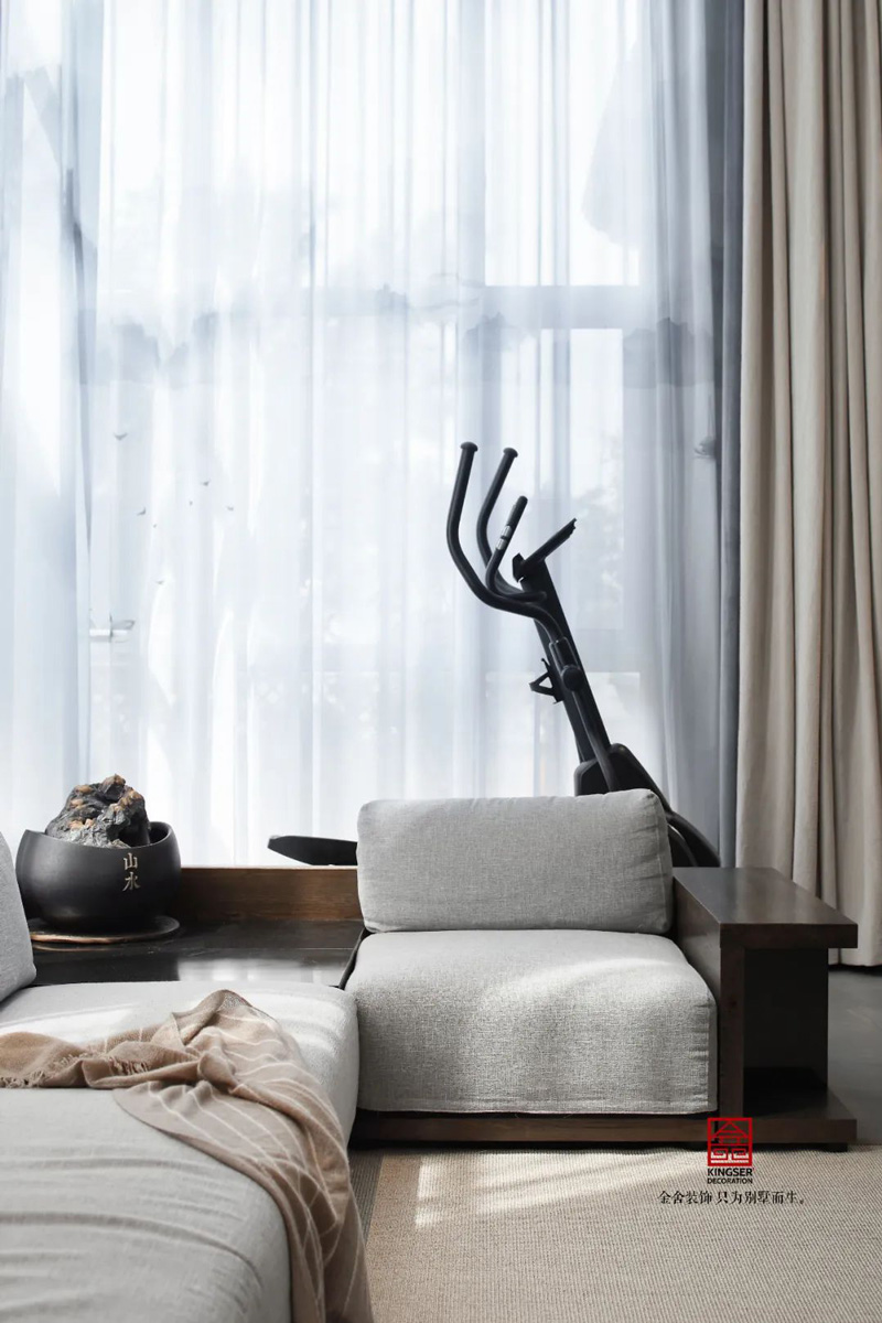 山水清音500㎡新中式風(fēng)格別墅裝修實(shí)景圖