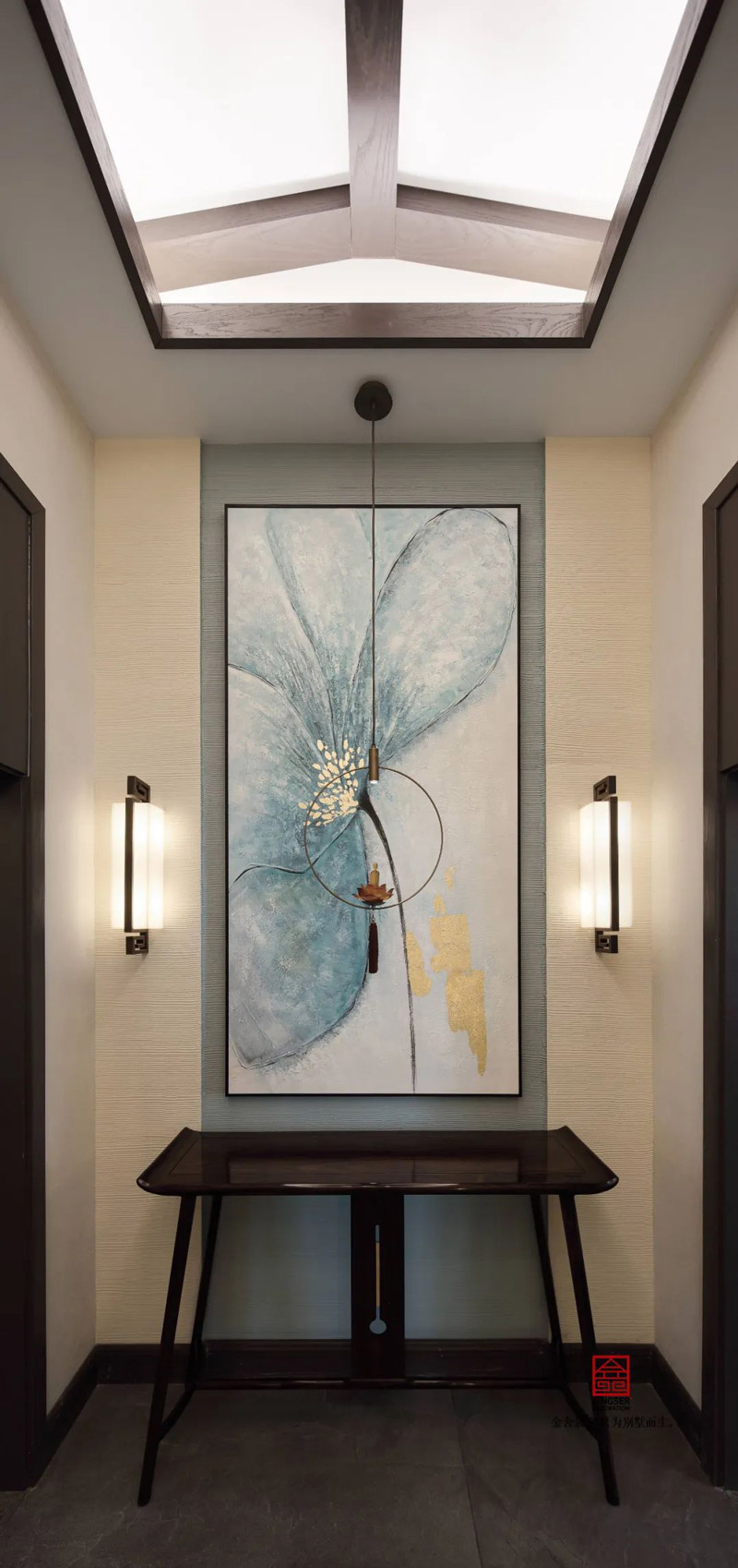 山水清音500㎡新中式風(fēng)格別墅裝修實(shí)景圖