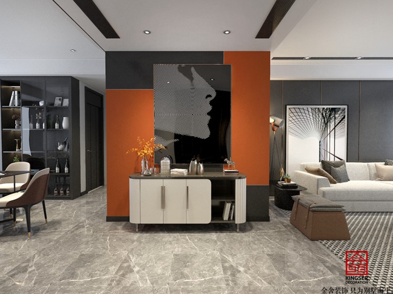 融創(chuàng)中心180平現(xiàn)代輕奢風(fēng)格案例