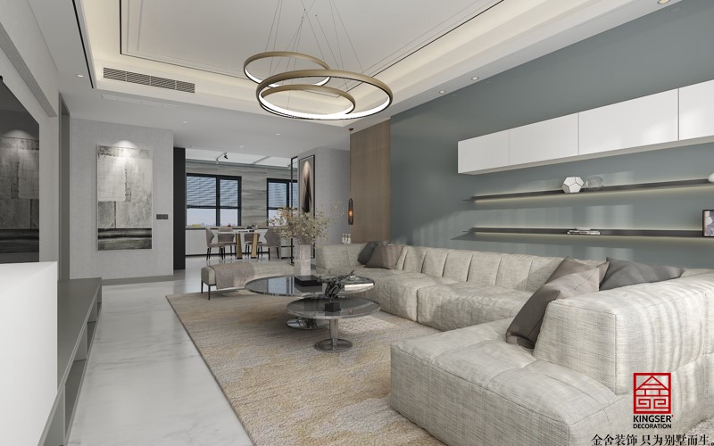 融創(chuàng)中心217平現(xiàn)代簡約風(fēng)格案例