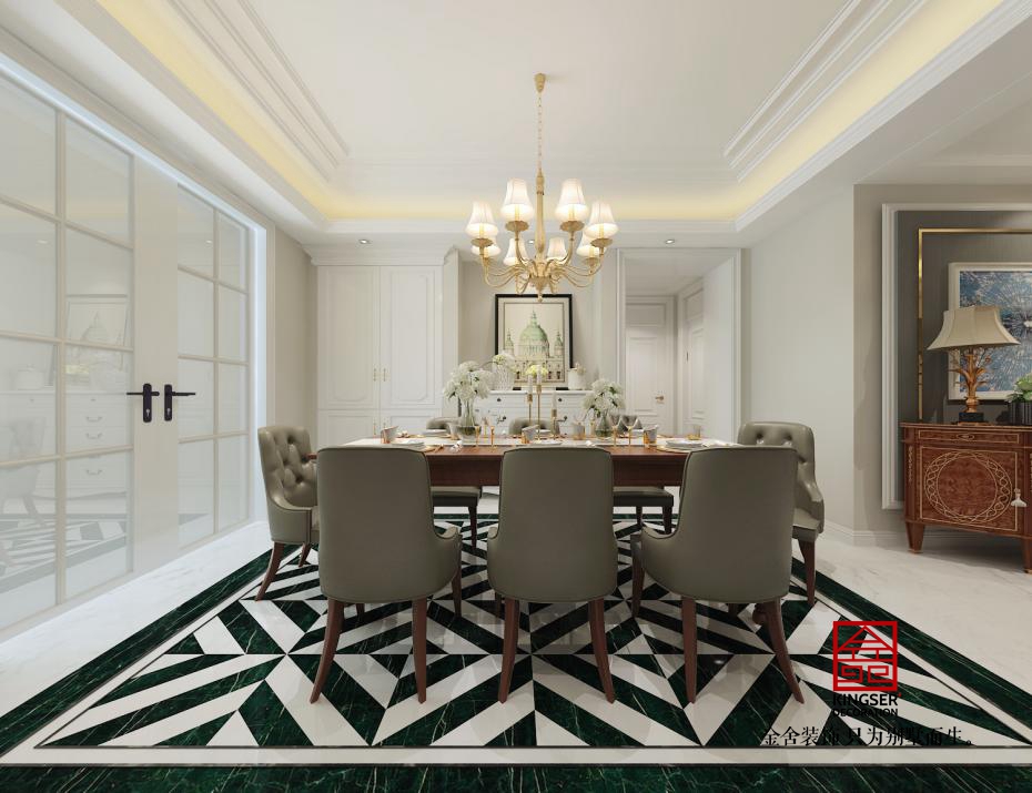 融創(chuàng)中心180平簡美風(fēng)格案例