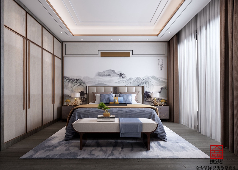 龍湖天宸原著200平新中式風(fēng)格