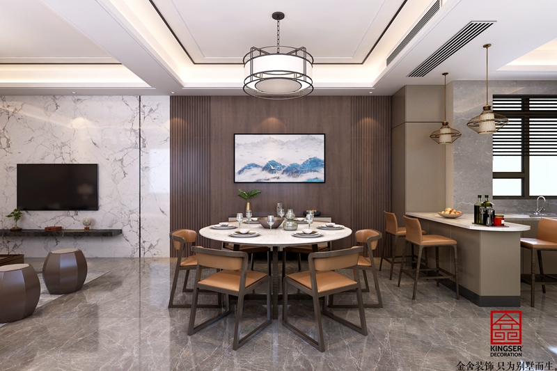 龍湖天宸原著200平新中式風(fēng)格