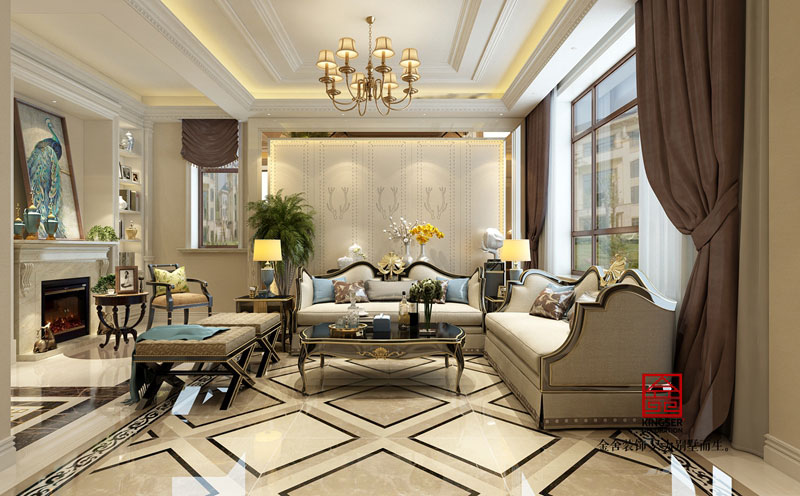大者300平別墅歐式效果圖案例