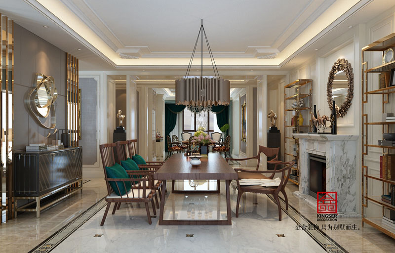 新源燕府550平新古典風格設計作品