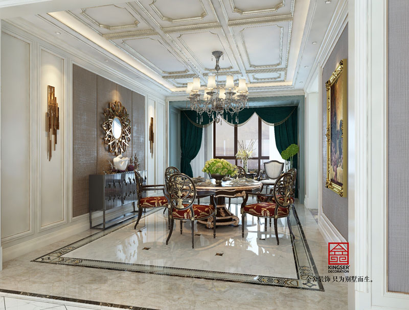 新源燕府550平新古典風格設計作品
