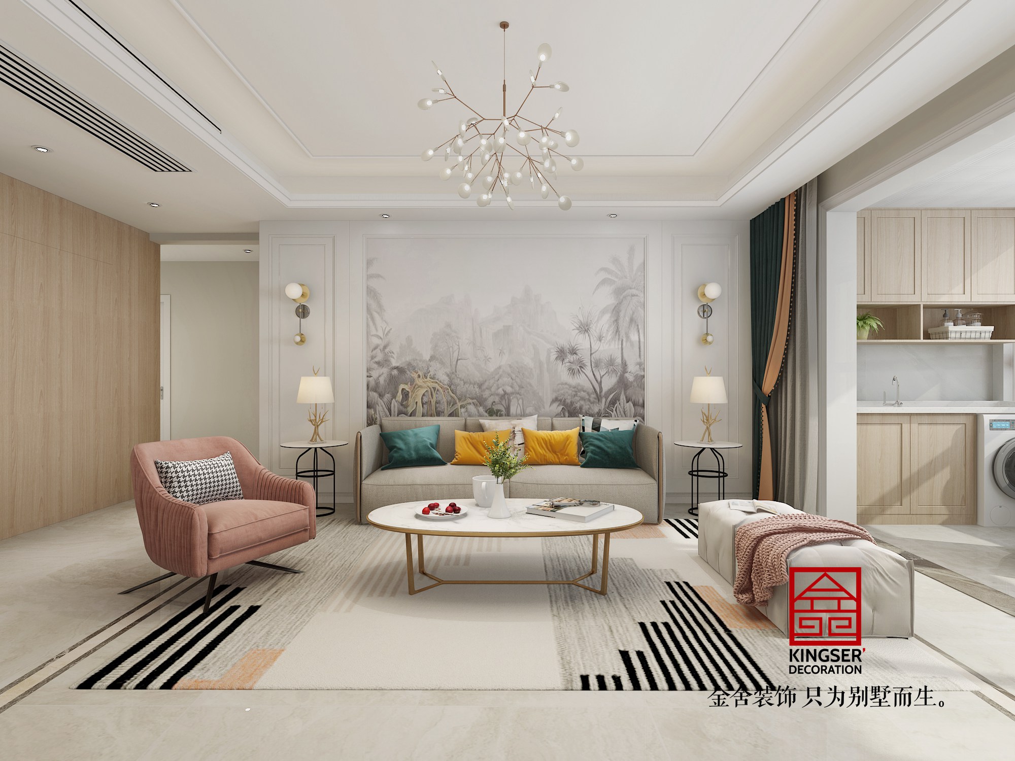 榮盛華府185現(xiàn)代風(fēng)格設(shè)計效果圖