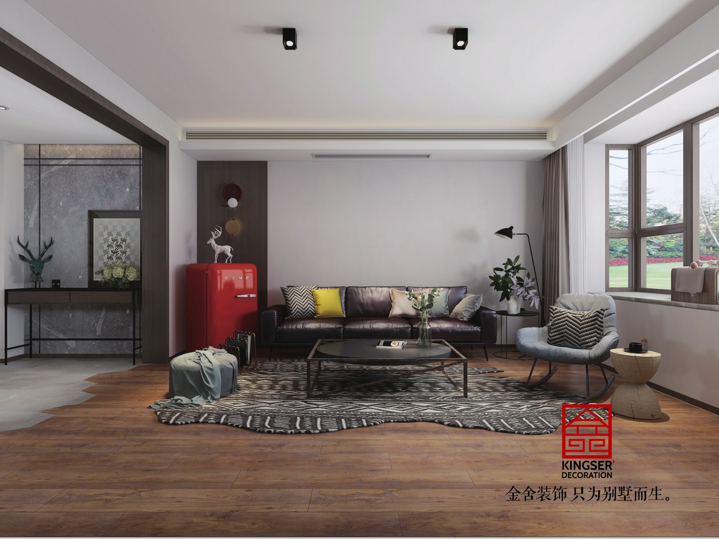 榮盛華府190平北歐風(fēng)格效果圖