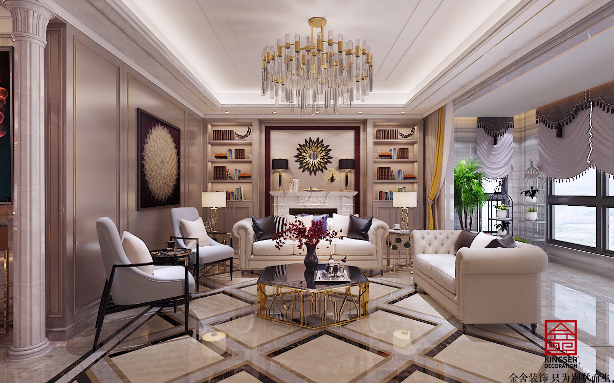 德賢公館212平輕奢風(fēng)格案例