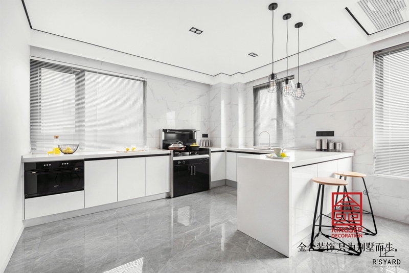 阿爾卡迪亞榮逸院子119平 現(xiàn)代簡約高級(jí)灰裝修設(shè)計(jì)說明案例