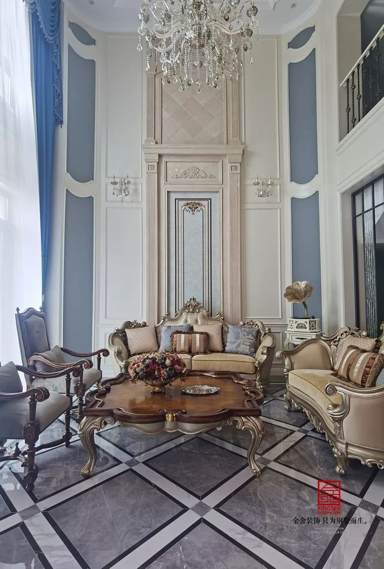 西山林語300㎡歐式風(fēng)格別墅裝修實景圖