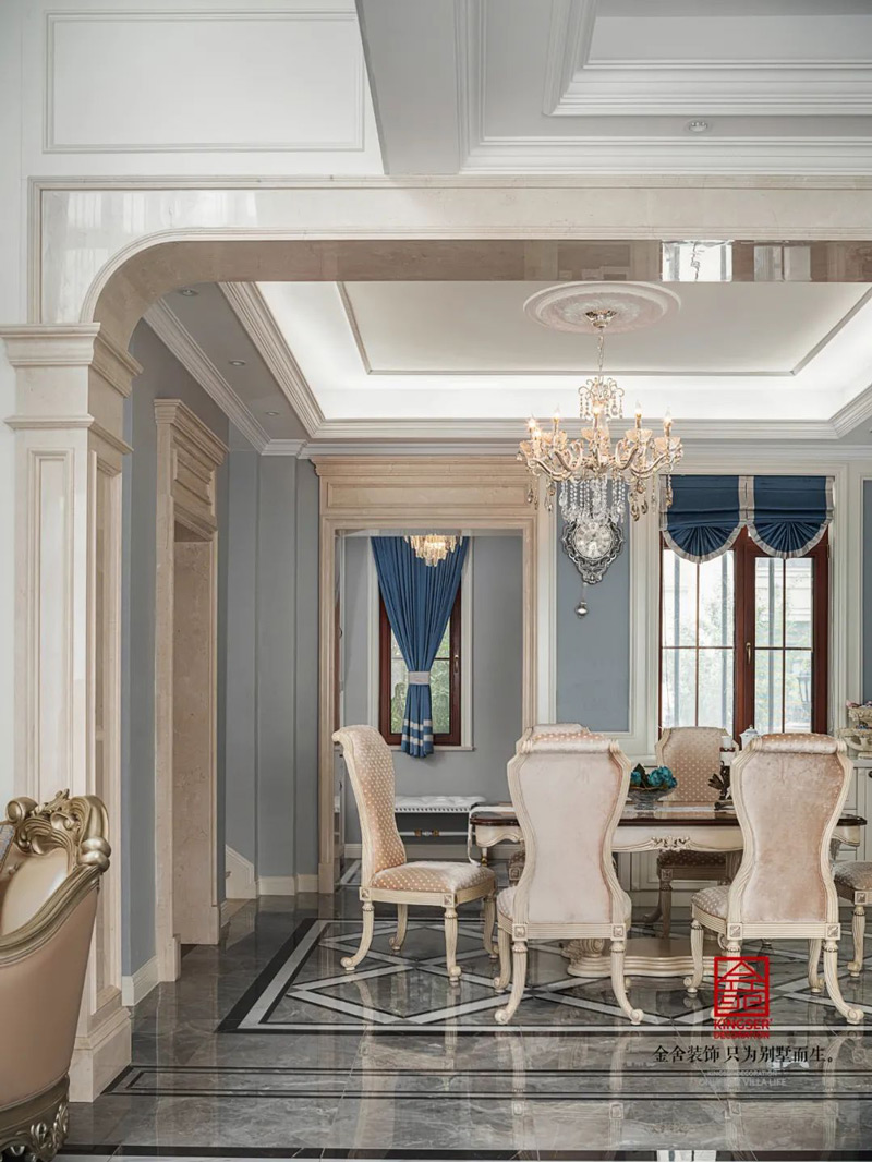 西山林語300㎡歐式風(fēng)格別墅裝修實景圖