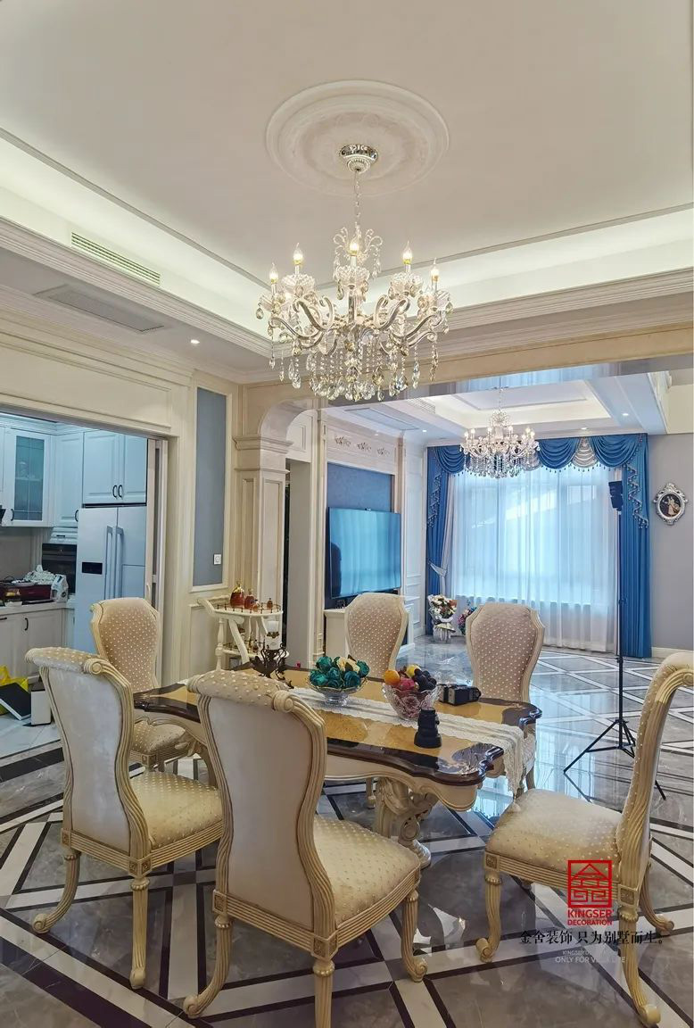 西山林語300㎡歐式風(fēng)格別墅裝修實景圖