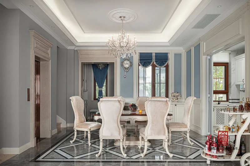 西山林語300㎡歐式風(fēng)格別墅裝修實景圖