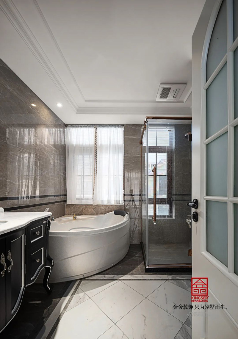 西山林語300㎡歐式風(fēng)格別墅裝修實景圖